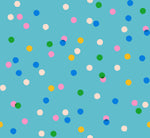 PREORDER Sparkle Mart || Spritz Dark Turquoise || Cotton Quilting Fabric