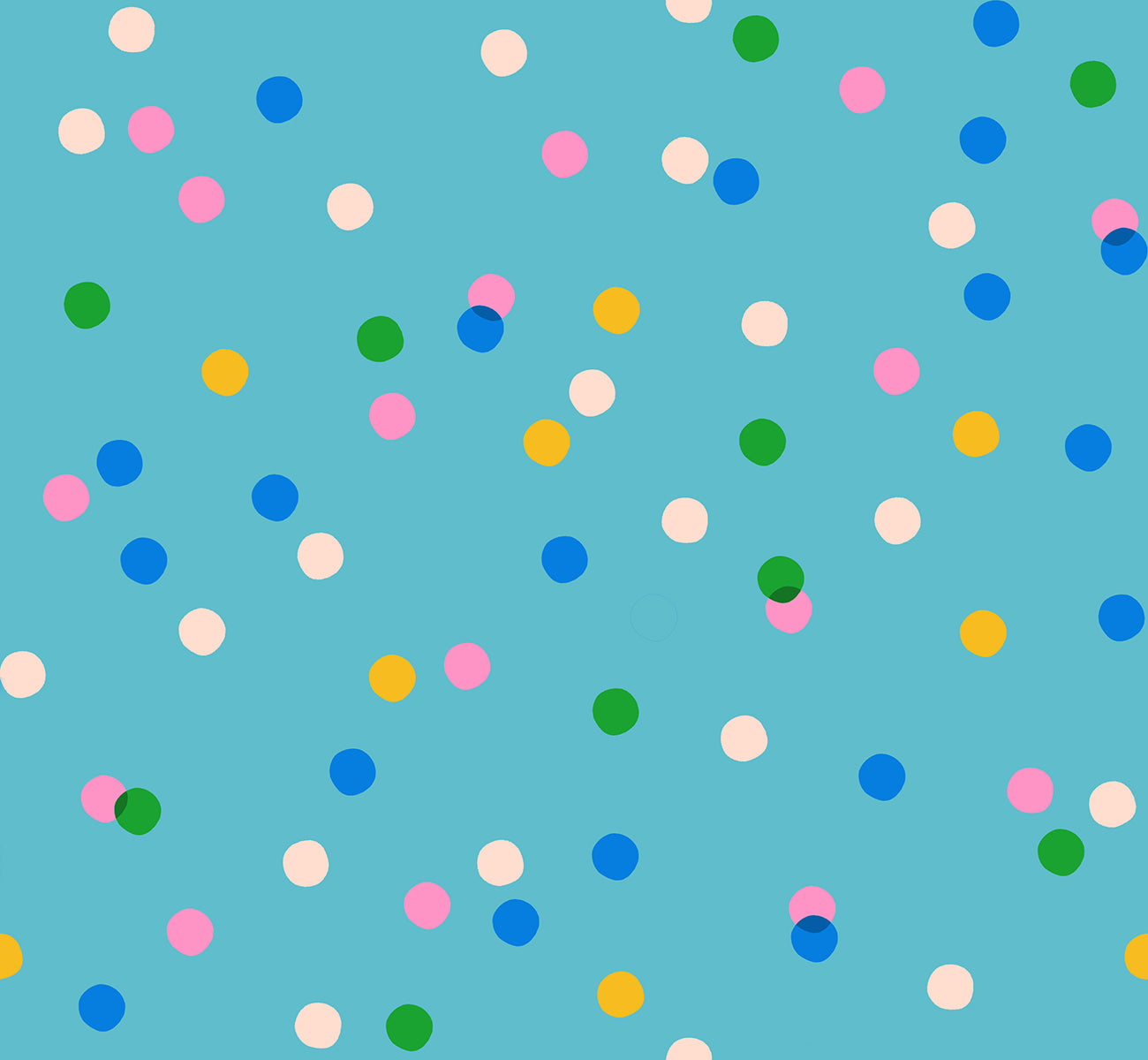 PREORDER Sparkle Mart || Spritz Dark Turquoise || Cotton Quilting Fabric