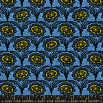 PREORDER Ink Shop || Scallop Flower Lindley Blue || Cotton Quilting Fabric