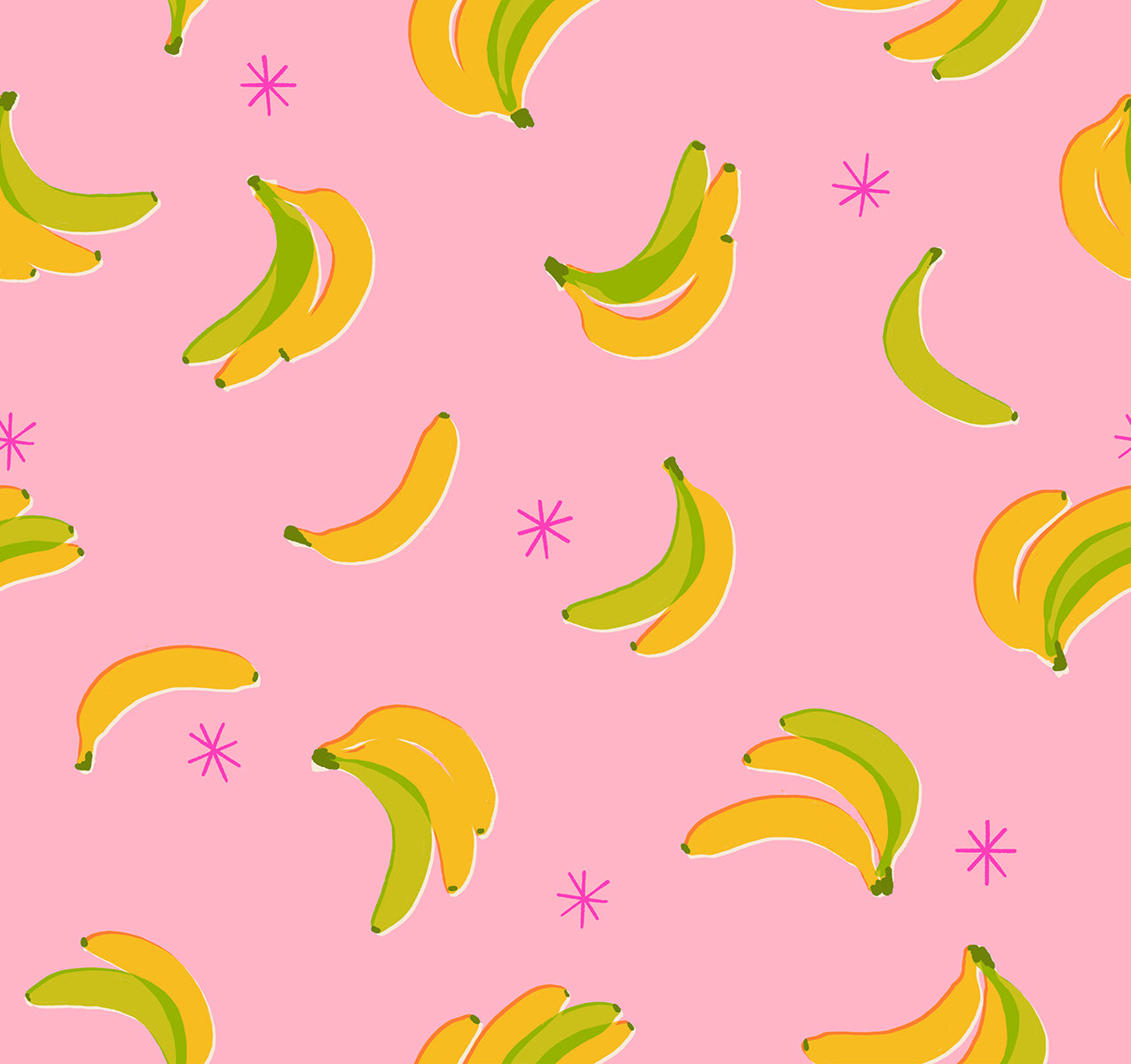PREORDER Sparkle Shopper || Bananas Posy || Cotton Quilting Fabric