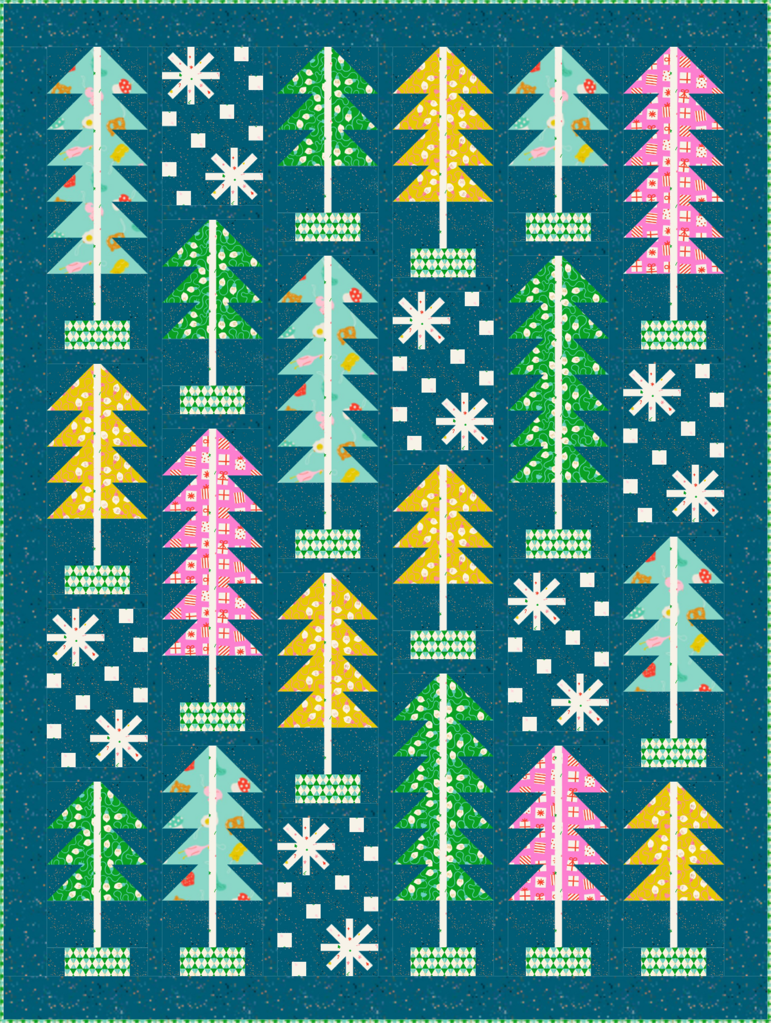 Preorder: All Spruced Up Merry Happy Quilt Kit