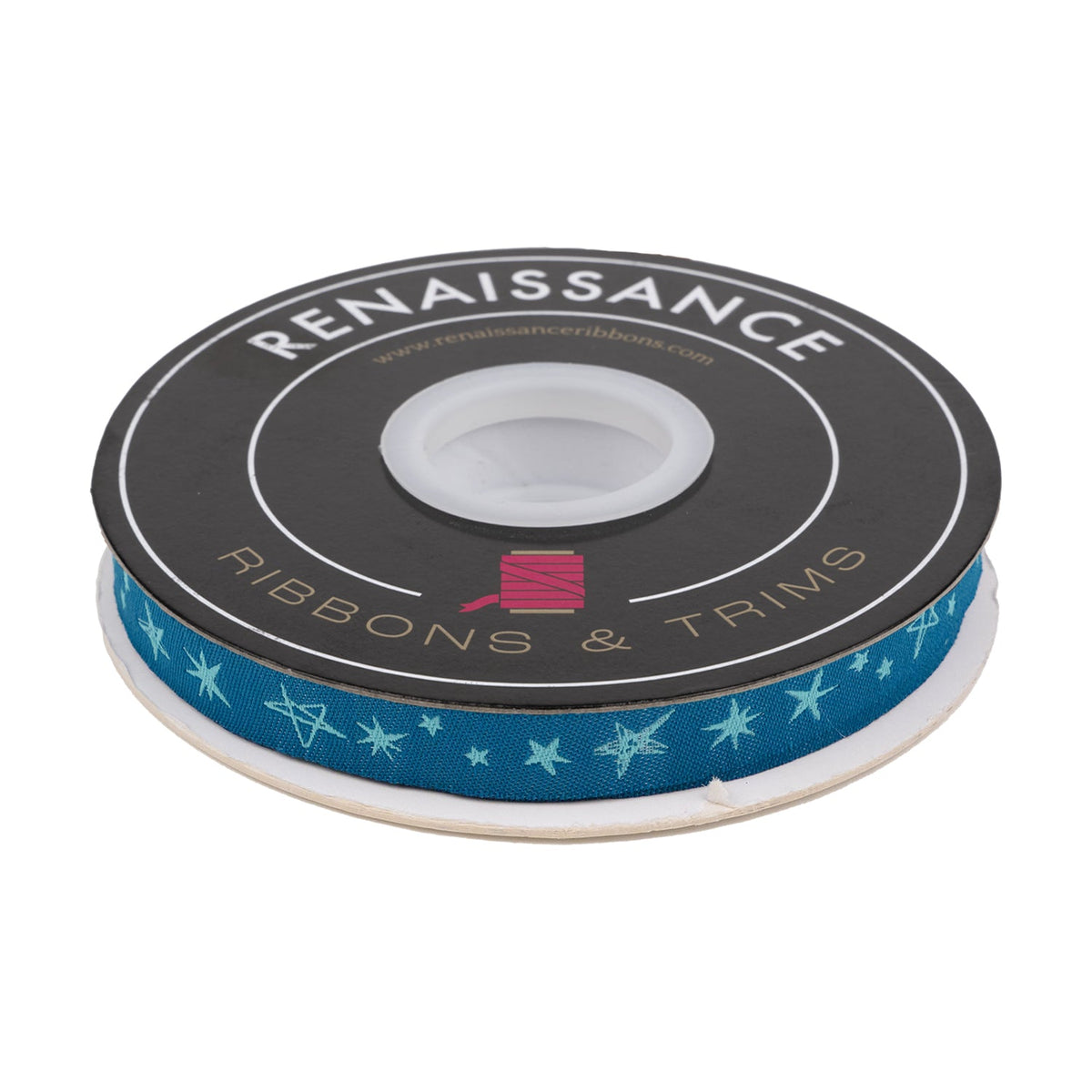 Designer Renaissance Ribbons: Rockstar in Thunder 5/8" BTY