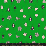 PREORDER 1-800-Notion || Thread Charms Deep Verdant || Cotton Quilting Fabric