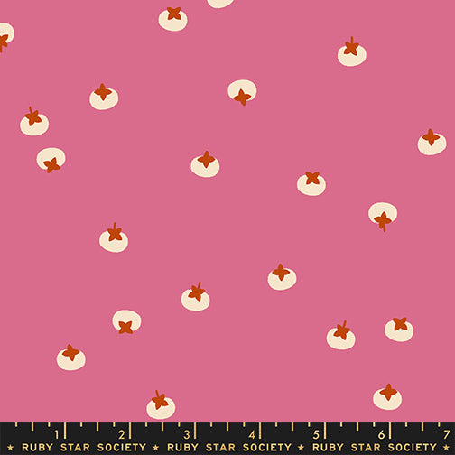 PREORDER Persimmon || Persimmons Hibiscus || Cotton Quilting Fabric