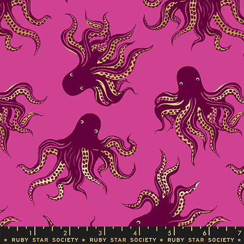 PREORDER Ink Shop || Mystery Food Berry || Cotton Quilting Fabric