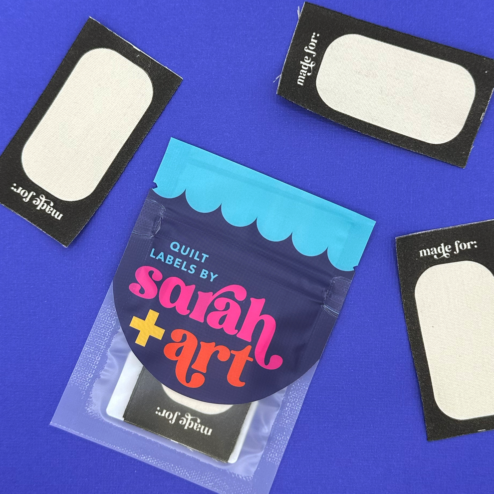 Made For || Pack of 6 Cotton Labels