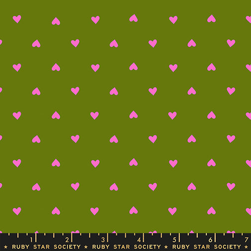 PREORDER Sparkle Shopper || Hearts Sprout || Cotton Quilting Fabric