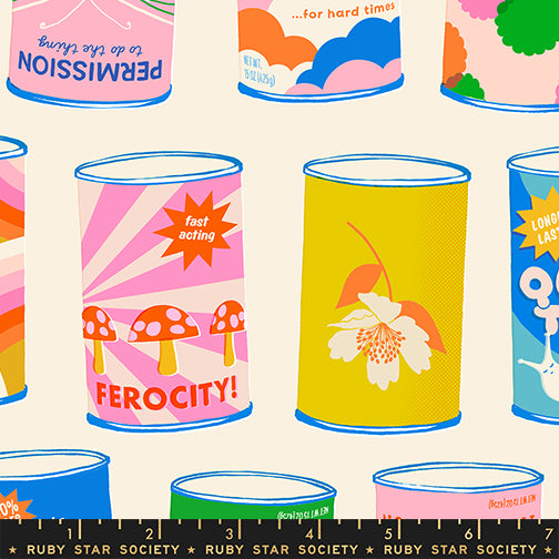 PREORDER Sparkle Mart || Can-Can Natural || Cotton Quilting Fabric