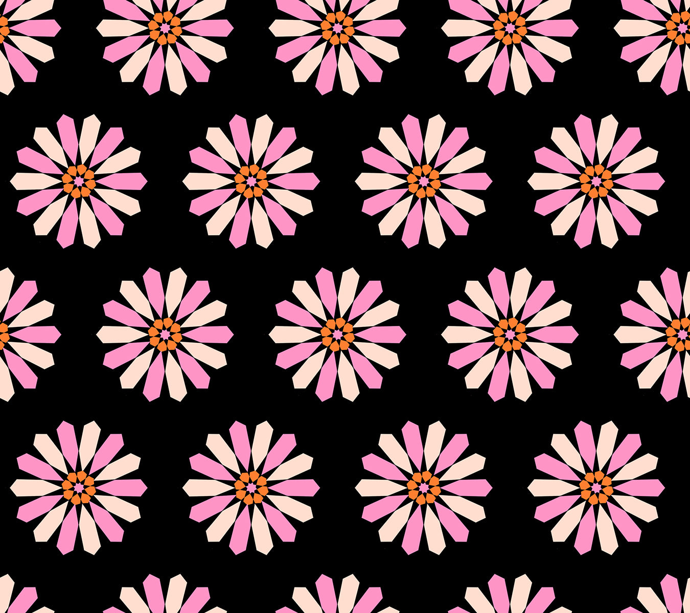 PREORDER Sparkle Mart || Freshly Picked Black || Cotton Quilting Fabric