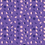 Moon Phases || Organic Cotton Quilting Fabric || Half Yard