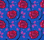 PREORDER Ink Shop || Ink Rose Blue Ribbon || Cotton Quilting Fabric