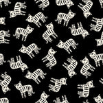 PREORDER 1-800-Calico || Meow Black || Cotton Quilting Fabric