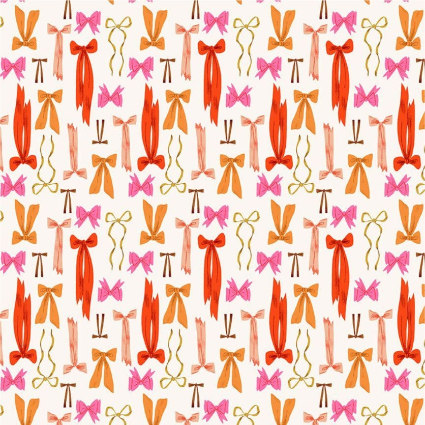 HOLLY JOLLY || Ribbons || Cotton Quilting Fabric