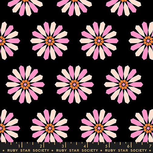 PREORDER Sparkle Mart || Freshly Picked Black || Cotton Quilting Fabric