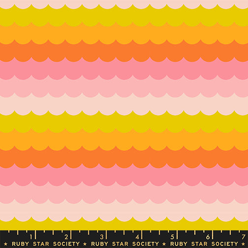 PREORDER Poolside Too || Umbrella Scallops Balmy || Cotton Quilting Fabric