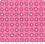 Joyful June || Blooms Pink || Cotton Quilting Fabric