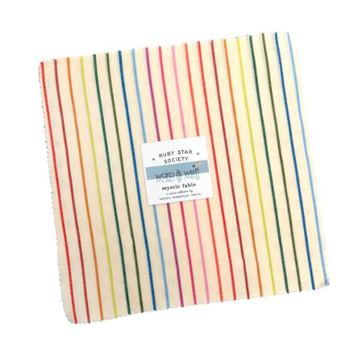Warp and Weft Mystic Fable || 42 pc Layer Cake || Cotton Quilting Fabric