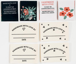 Write On & Woven Floral Quilt Labels || 4 Pack