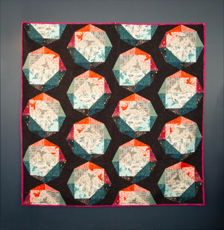 PREORDER Fire Glow || Crystal Creek Quilt by the Blanket Statement || Large Throw Quilt Kit