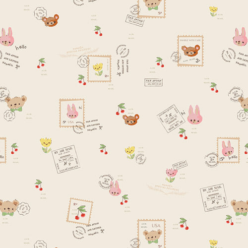 Minimo || Air Mail || Cotton Quilting Fabric