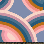 PREORDER Poolside Too || Daydream Pale Twilight || Rayon Apparel Fabric HALF YARD