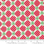 Kitty Christmas || Bells, Checks & Plaid Snow || Cotton Quilting Fabric || Half Yard