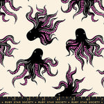 PREORDER Ink Shop || Mystery Food Black || Cotton Quilting Fabric