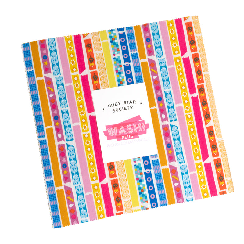 PREORDER Washi Plus || 42 pc Layer Cake || Cotton Quilting Fabric