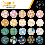 Egg and Friends || 26pc Shop Bundles || Cotton Quilting Fabric