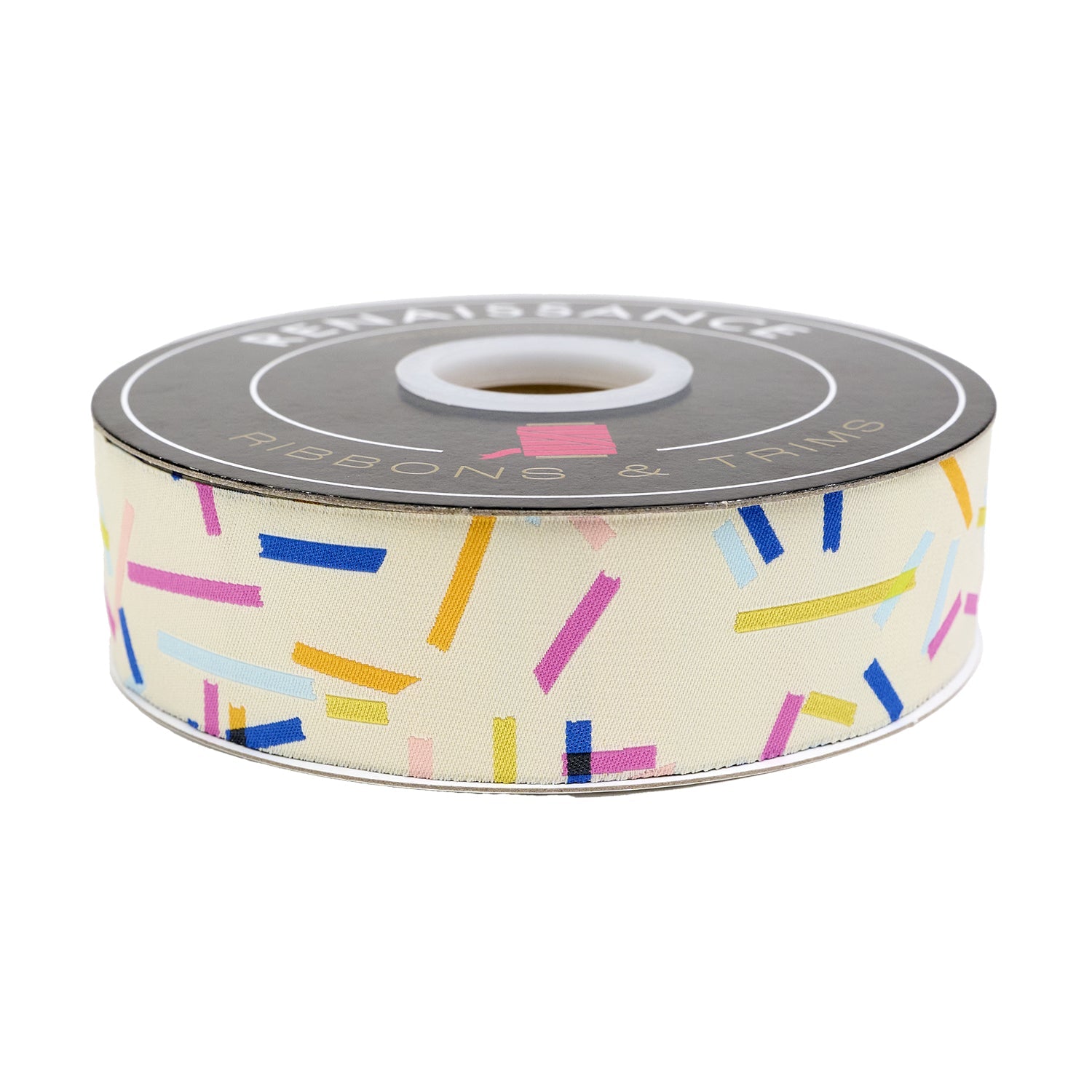 PREORDER Designer Renaissance Ribbons: Washi Cream 1.5" BTY