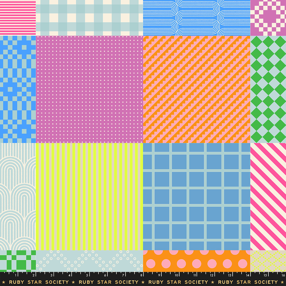 PREORDER Float || Sampler Lily Pad || Cotton Quilting Fabric