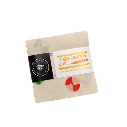 PREORDER 1-800-Notion || 42 pc Mini Charm Pack || Cotton Quilting Fabric