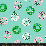 PREORDER MERRY HAPPY || Bough Down Frost || Cotton Quilting Fabric