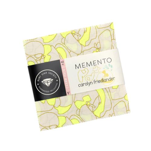 PREORDER Memento || 42pc Charm Pack || Cotton Quilting Fabric