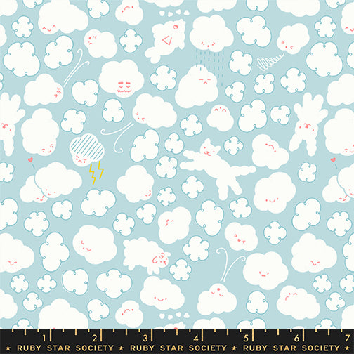 PREORDER Float || Cloudy Lily Pad || Cotton Quilting Fabric