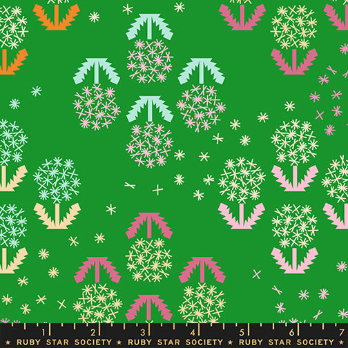 PREORDER Float || Wishes Deep Verdant || Cotton Linen Canvas HALF YARD