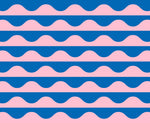Groove || Wavy Cotton Candy || Cotton Quilting Fabric