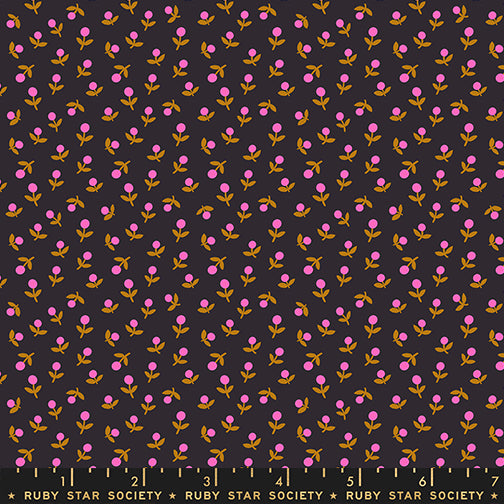 PREORDER Catnap || Sprout Black || Cotton Quilting Fabric