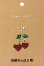 Cherry Hearts - Zipper Charm