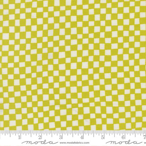 True to Hue || Checkerboard Citronized || Cotton Quilting Fabric