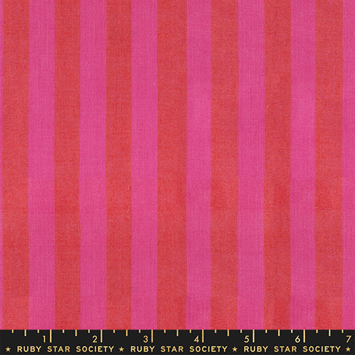 PREORDER Warp & Weft Daisy Days || Disco Vivid Pink || Woven Fabric