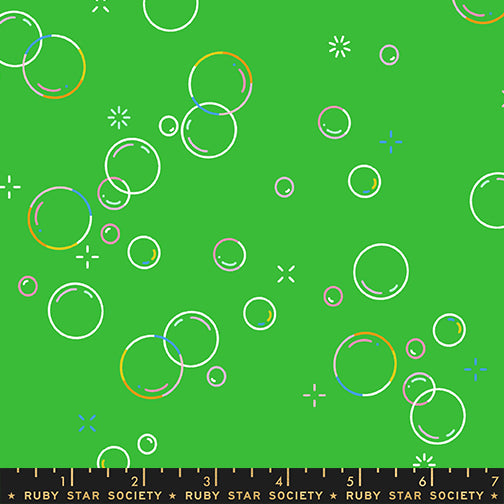 PREORDER Float || Bubbly Verdant || Cotton Quilting Fabric