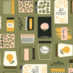 Homestead Haven || Pantry Pride || Organic Cotton Quilting Fabric