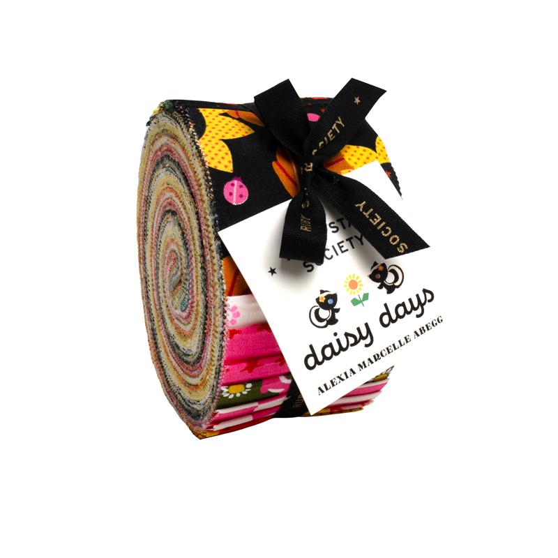 PREORDER Daisy Days || 42pc Jelly Roll || Cotton Quilting Fabric