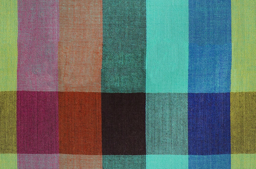 PREORDER Warp & Weft Daisy Days || Central Park Plaid Multi || Woven Fabric