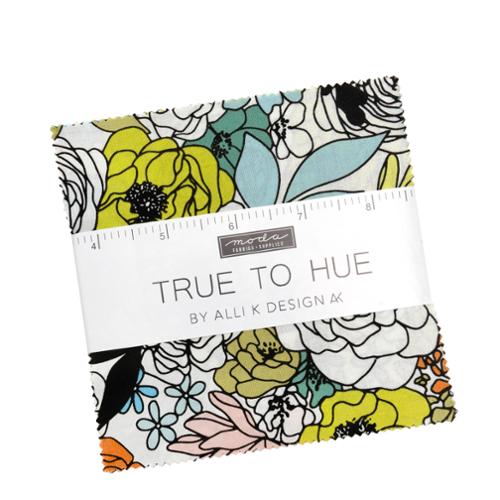 True to Hue || 42 pc Charm Pack || Cotton Quilting Fabric