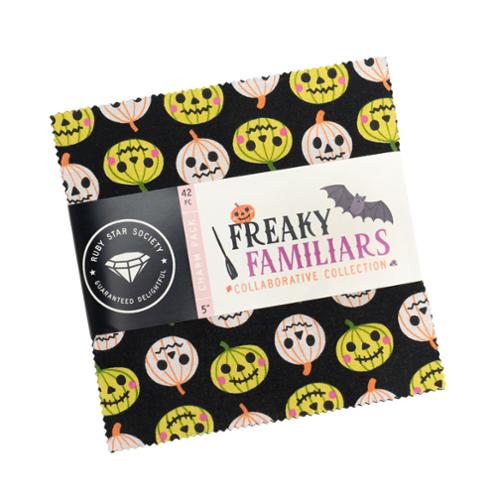 PREORDER Freaky Familiars || 42 pc Charm Pack || Cotton Quilting Fabric