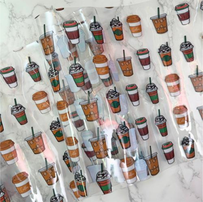 Coffee Cups TPU Vinyl 12x52