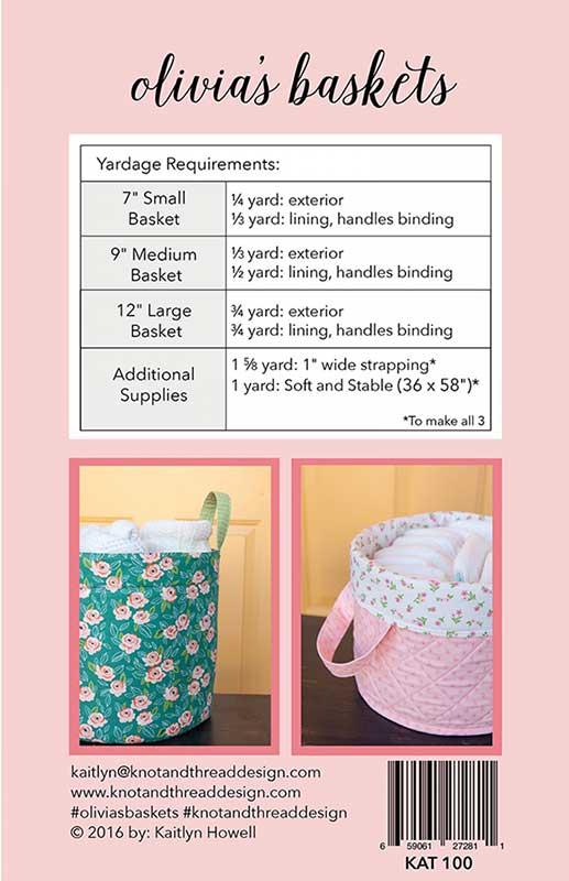 Olivia's Baskets - Printed Pattern