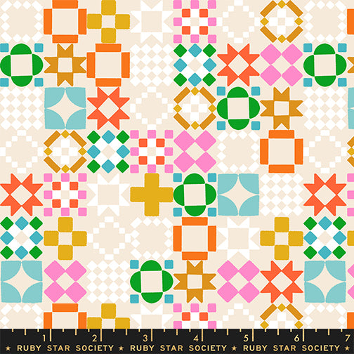 PREORDER 1-800-Notion || Quilty As Charged Shell || Cotton Quilting Fabric